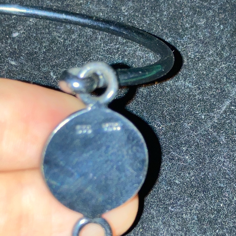 Sterling Silver Initial Bracelet (R) - Picture 7 of 10